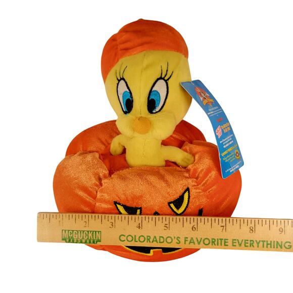 Looney Tunes Halloween Plush Tweety & Sylvester in Pumpkins Stuffed Animal Lot - Picture 13 of 16